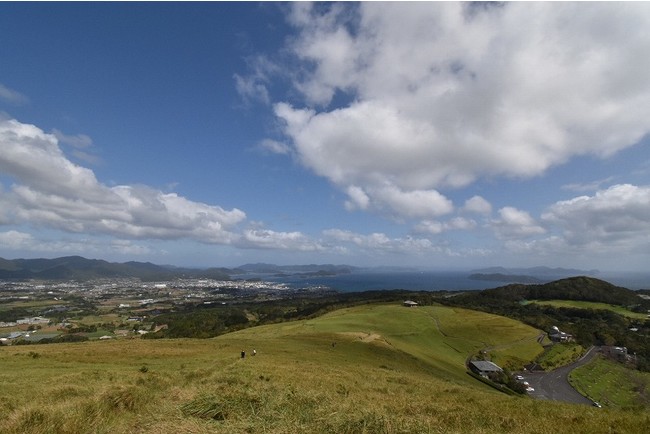 鬼岳頂上から